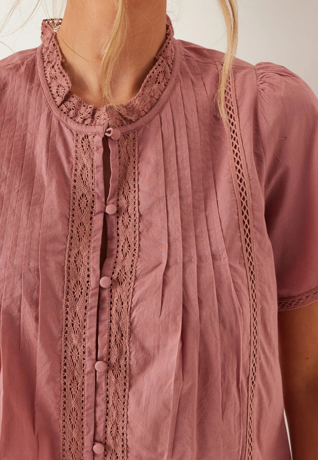 Pleated Detail Blouse