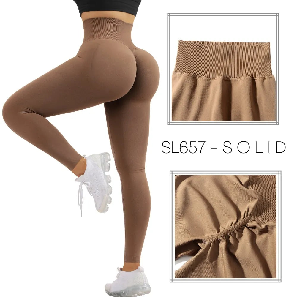 KittenAlarm - Mojoyce Leggings Women Fitness Yoga Pants Seamless Scrunch Butt Sportswear High Waist Workout Tights Push 