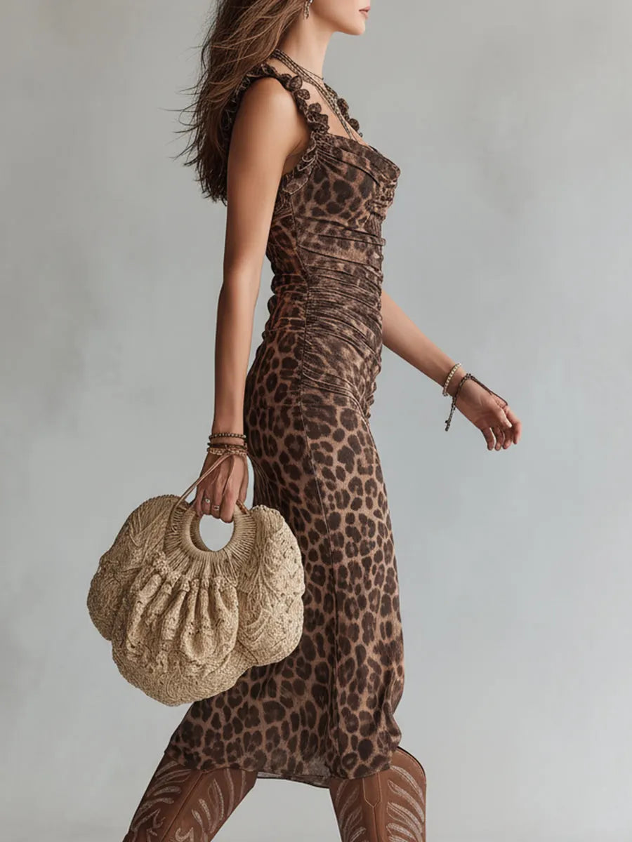 Retro Midi Dress for Every Day – Everyday Luxury