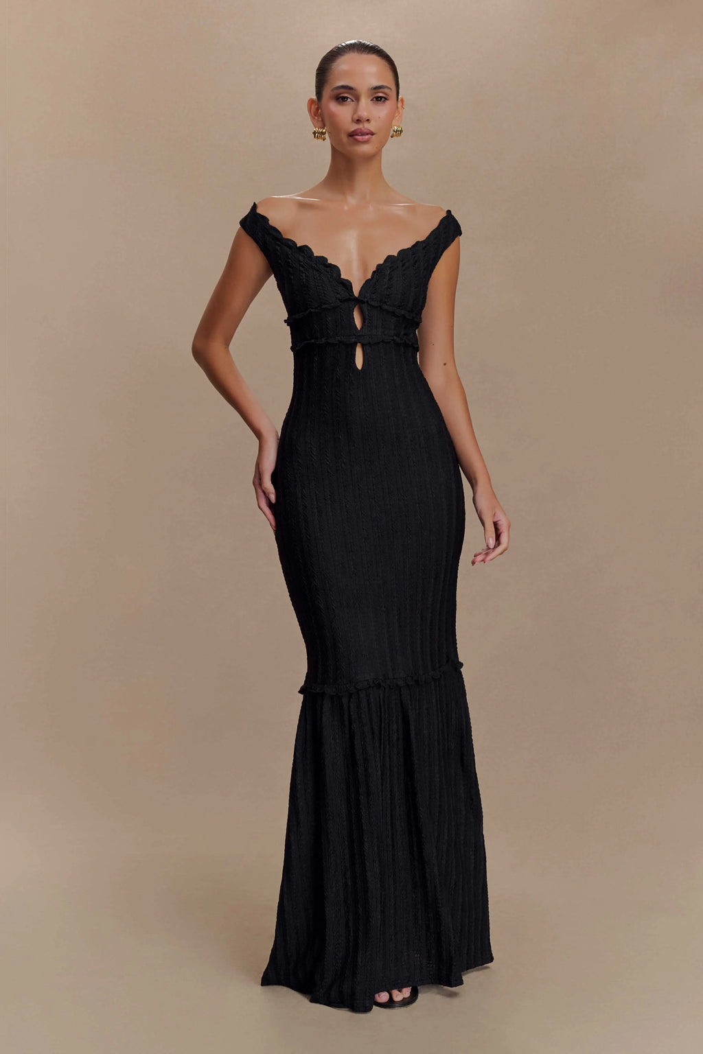 Natalie Off Shoulder Maxi Dress