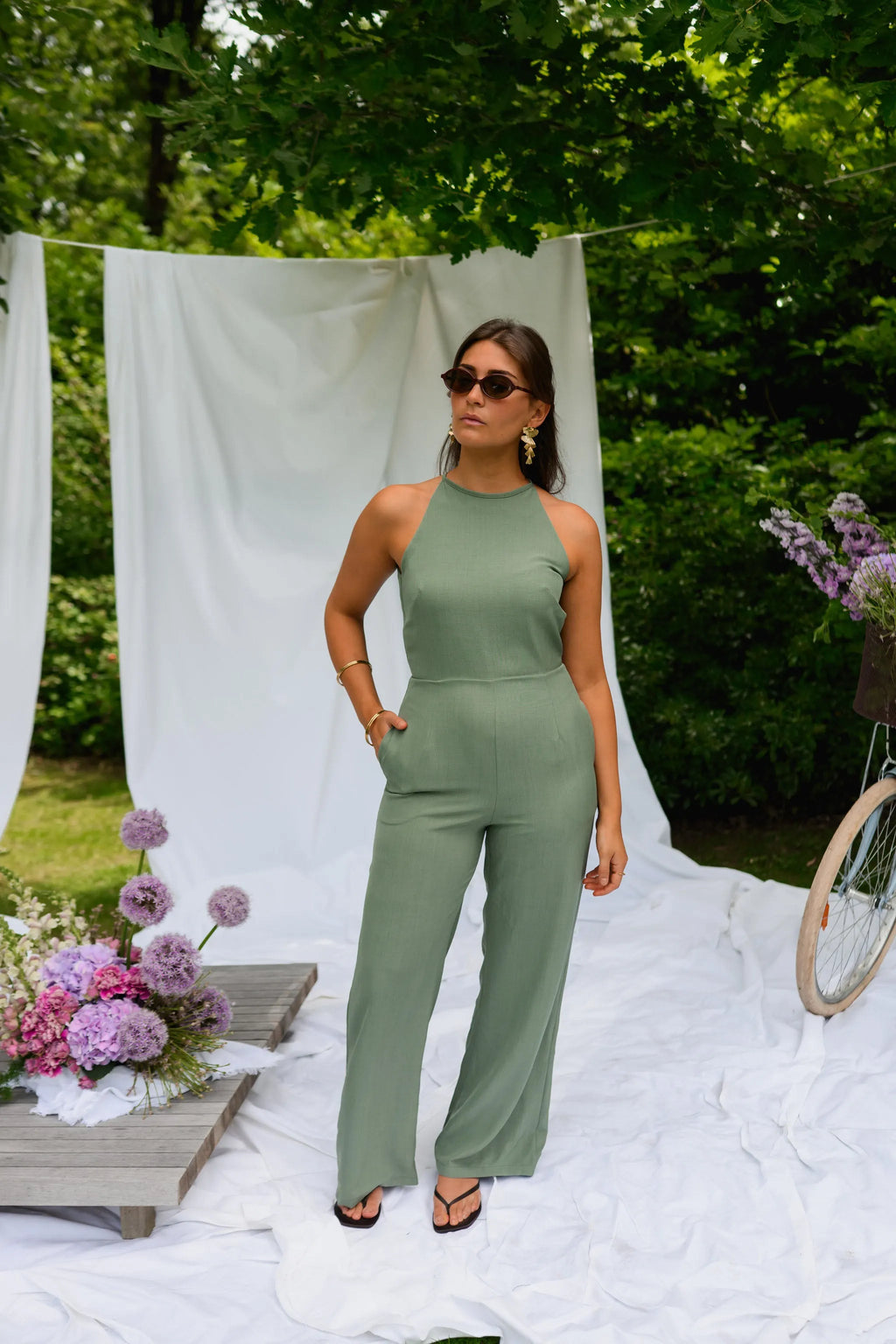 Khaki City Jumpsuit