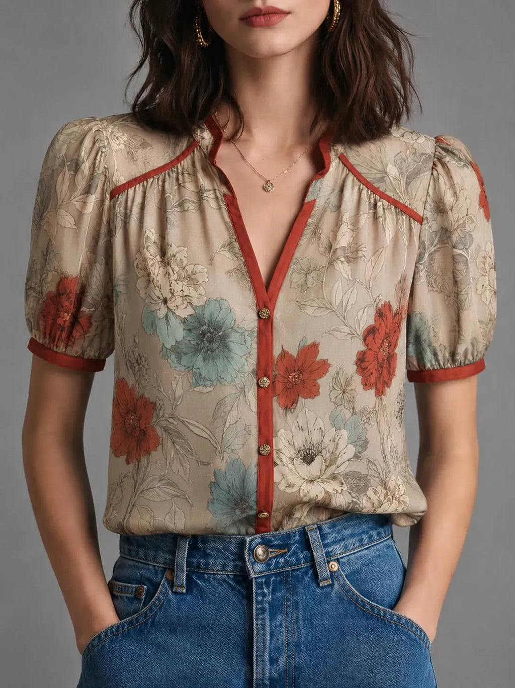 Blouse That Flatters – Vintage & soft