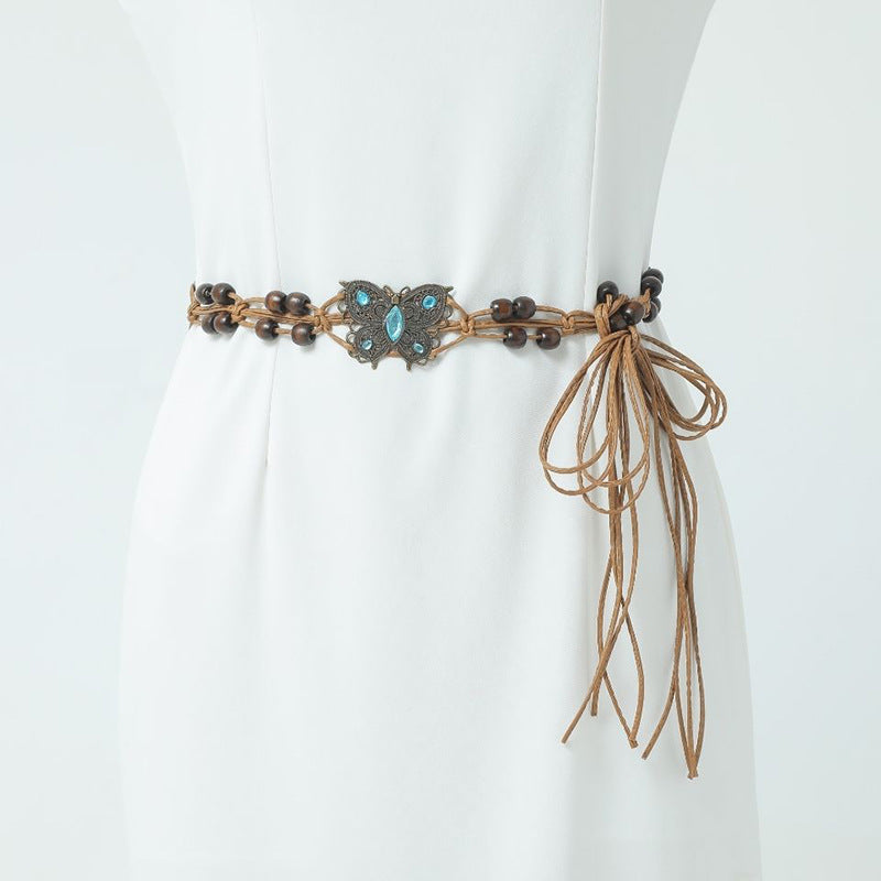 Ethnic Bohemian Braided Belt