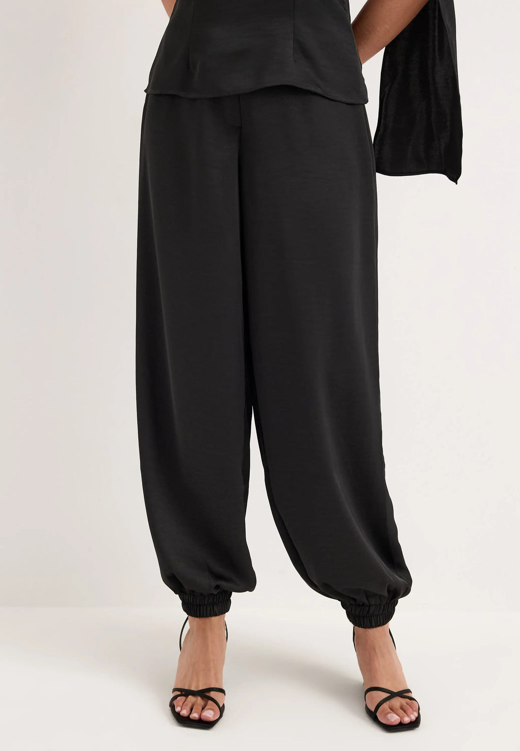 Satin Balloon Trousers