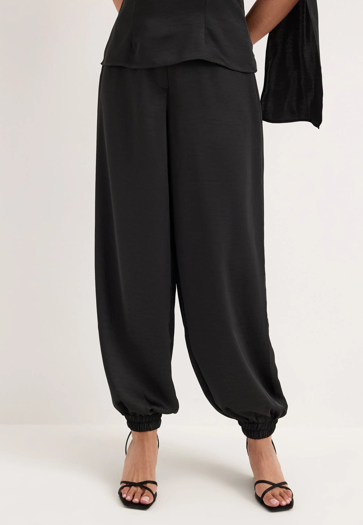 Satin Balloon Trousers
