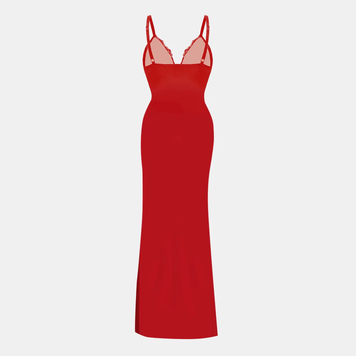 Lace Shapewear Bodycon Maxi Dress