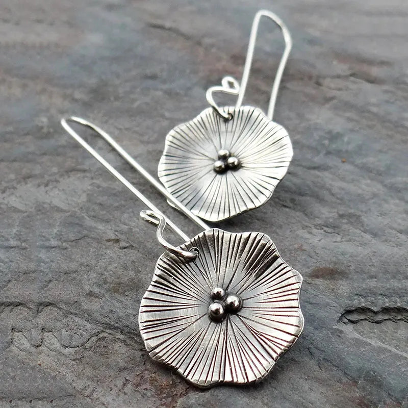 Leaf Flower Earrings