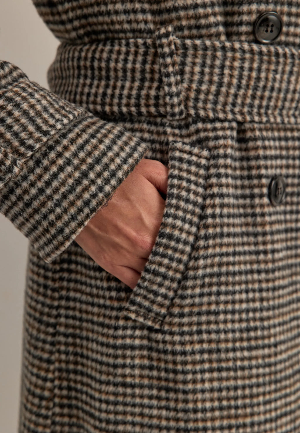 Wool Blend Trench Coat