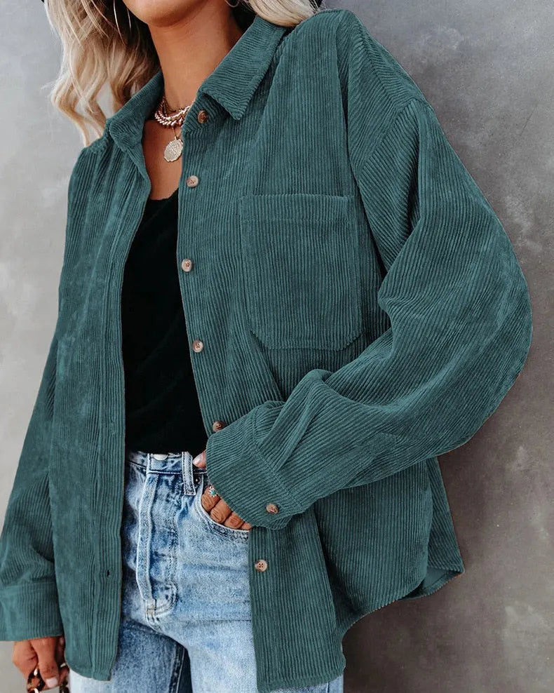 Corduroy Tunic Ladies Coats