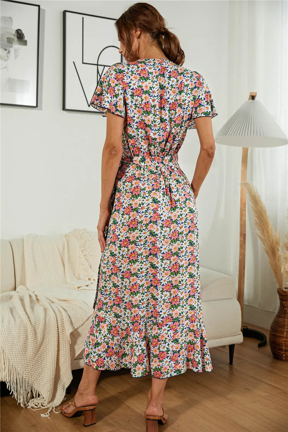 Mind Over Matter Paisley Wrap Maxi Dress