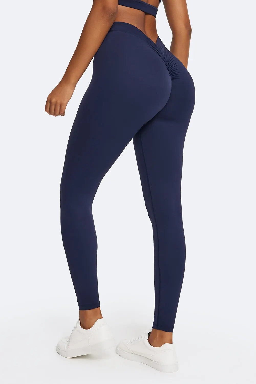 Flattering Ruched High-Waisted Leggings