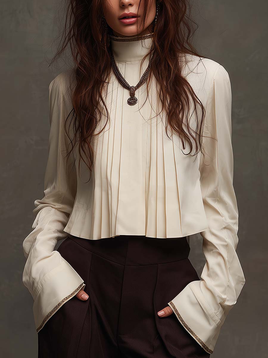 Blouse with pleated – Unbeatable Price