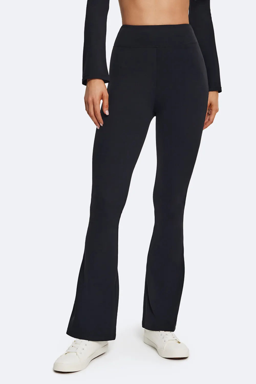 Flattering High-Waisted Flared Leggings for All-Day Comfort