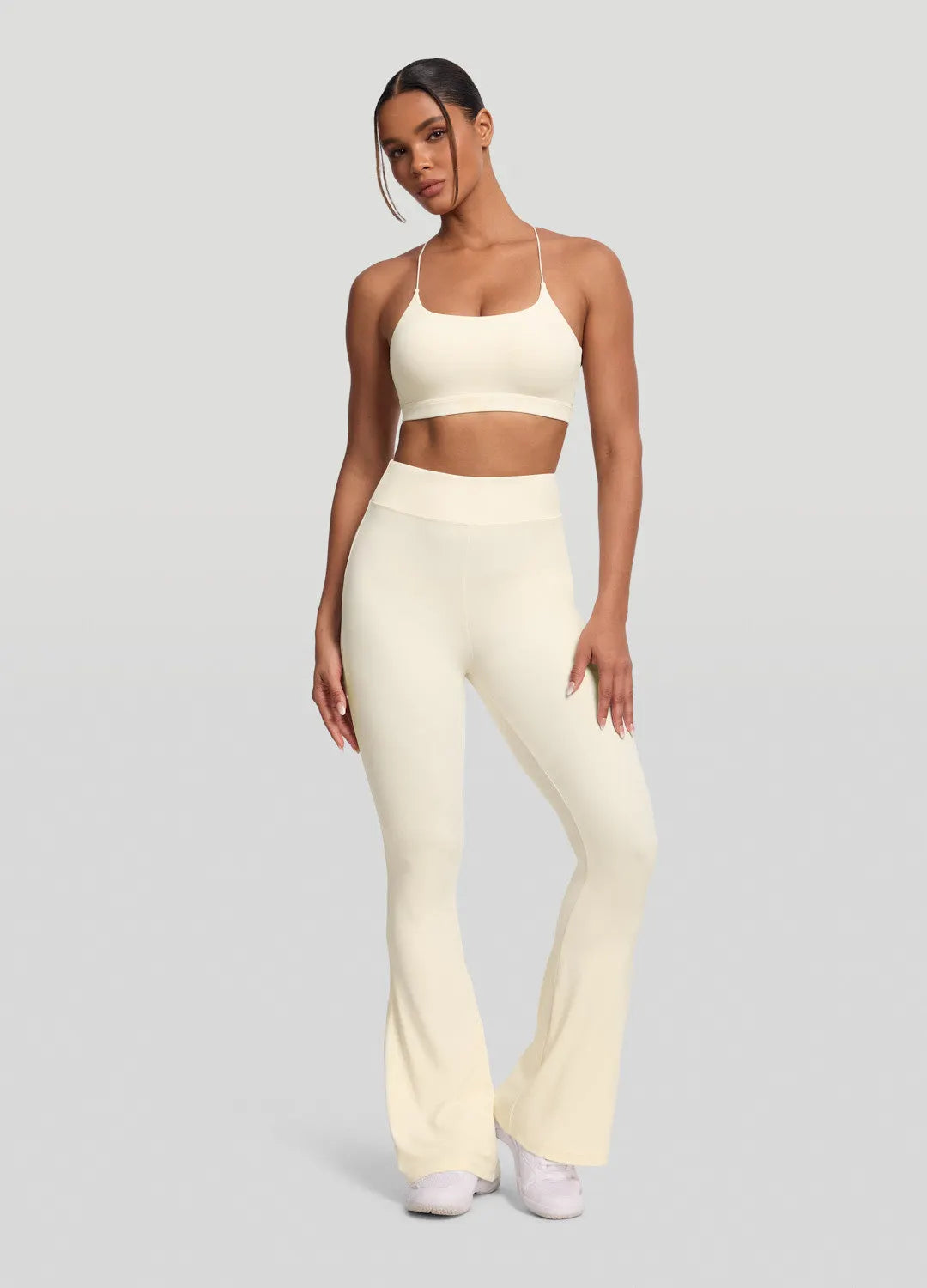 Chic High-Waisted Flare Leggings for a Flattering Silhouette