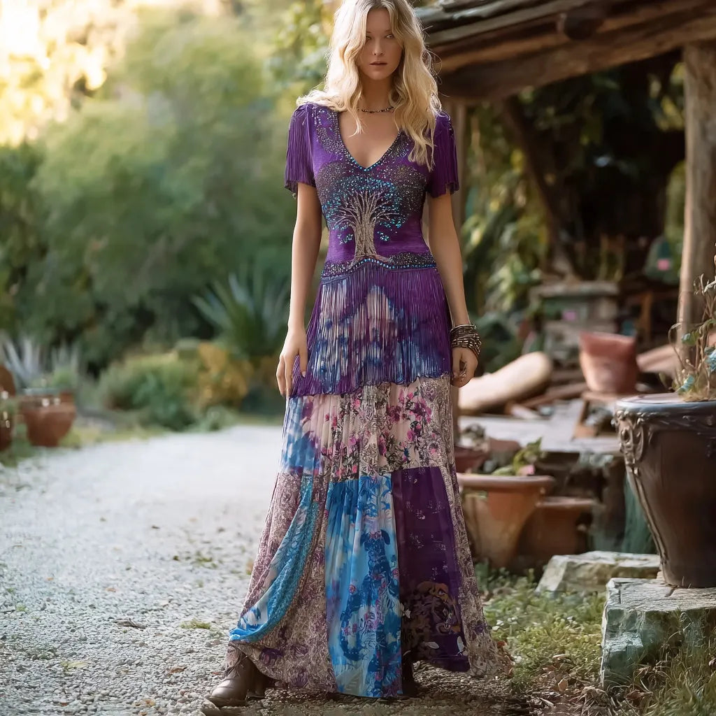 Boho Maxi Dress in premium, Smart Price