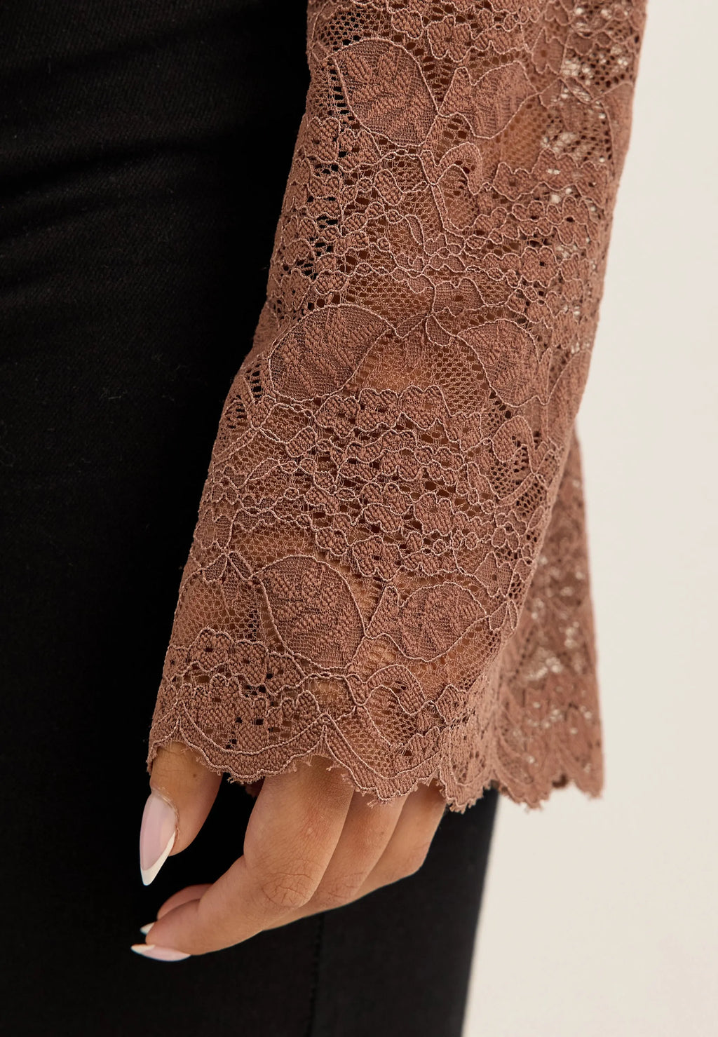 Long Sleeve Lace Top