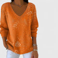 MAYA – RELAXED V-NECK SWEATER