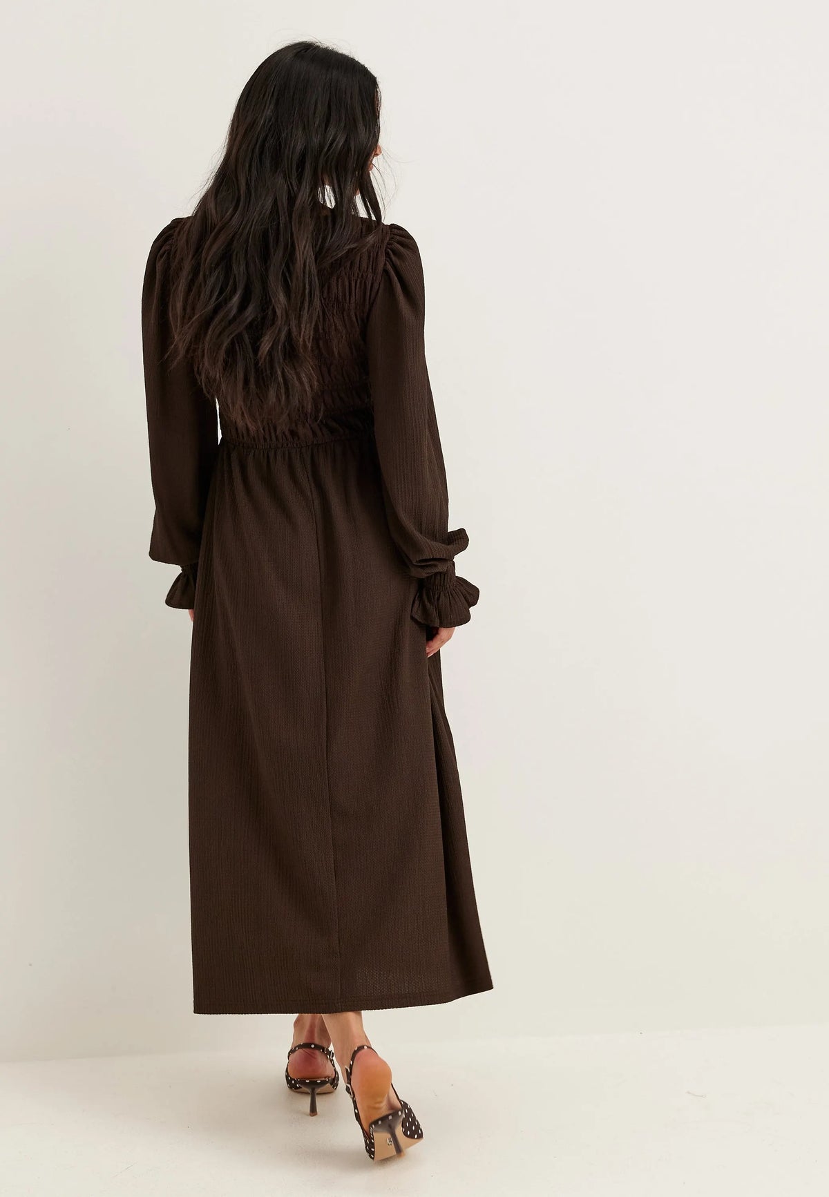 Long Sleeve Smock Dress