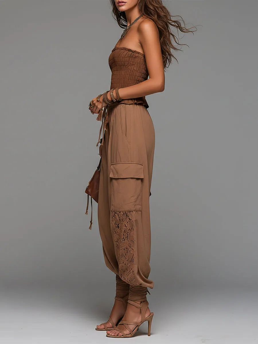Boho Pants in lace, Unbeatable Price