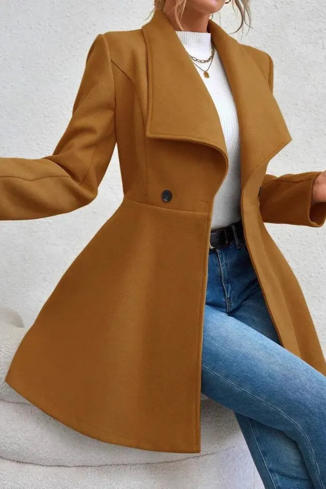 Belted Wool Long Coat