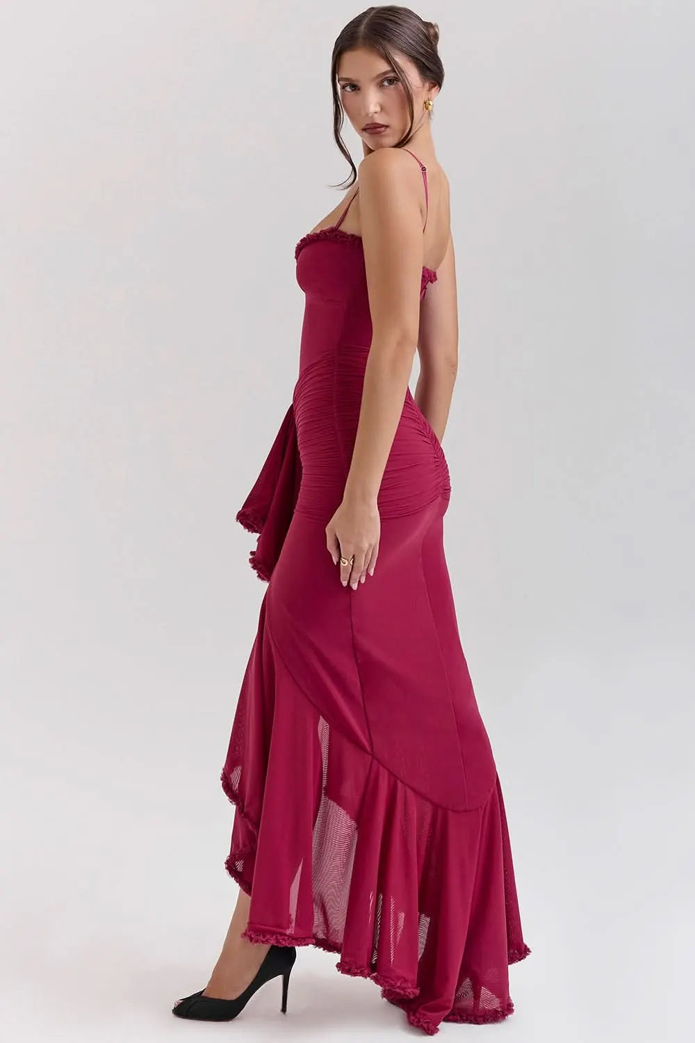 Gabbi Ruffled Maxi Dress