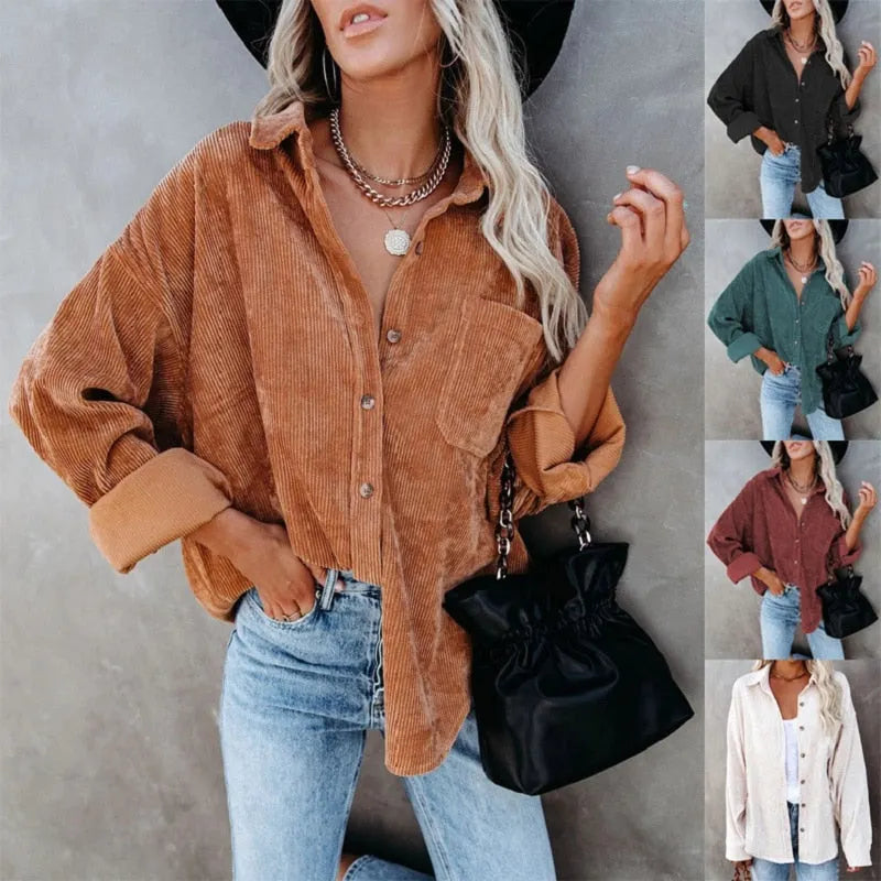 Corduroy Tunic Ladies Coats