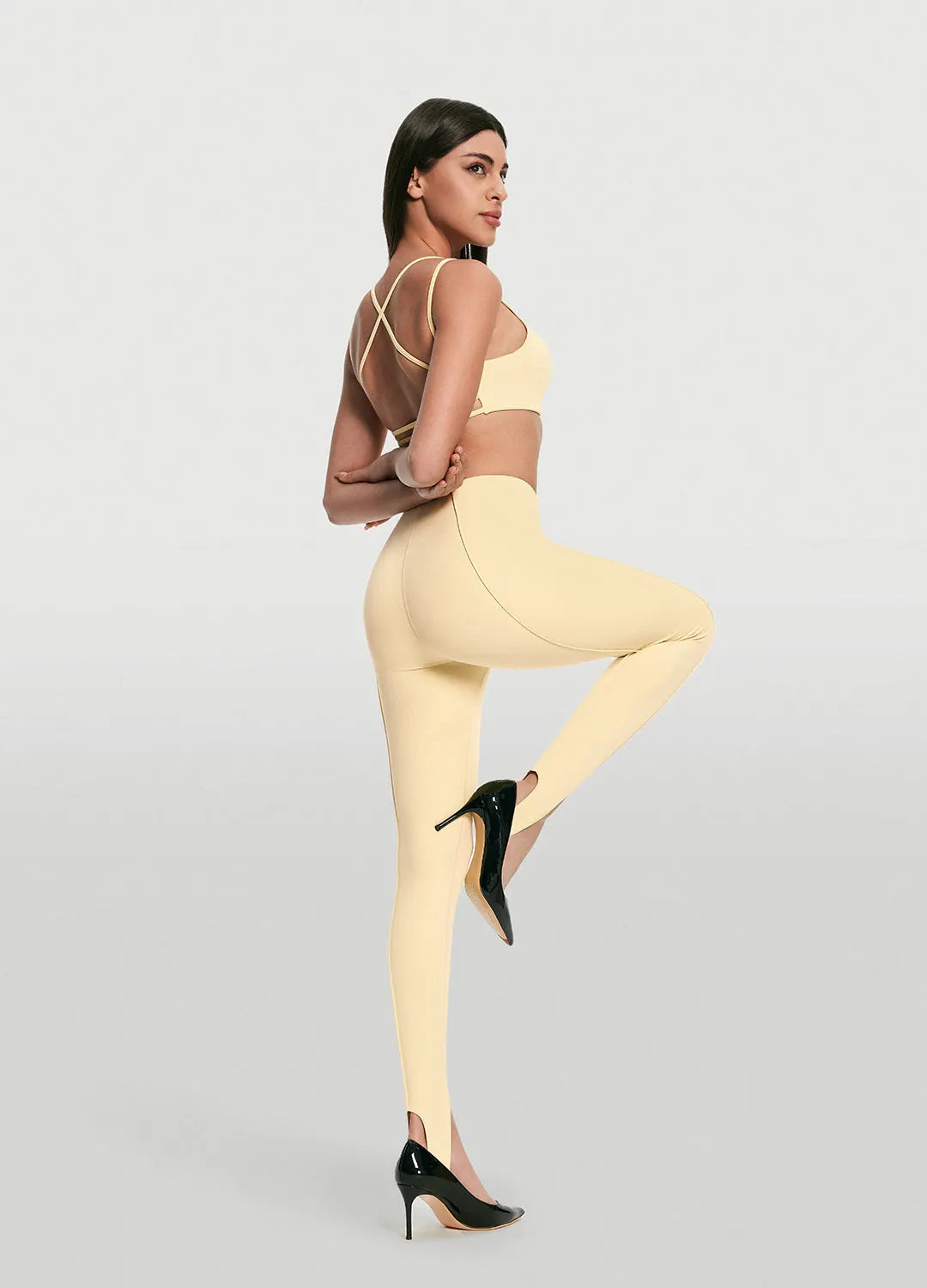Flattering High-Waisted Stirrup Leggings