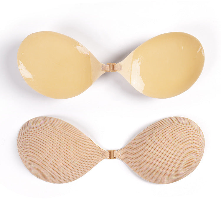 Adhesive Strapless Bra For Women Sticky Invisible Push Up Silicone Bra For Backless Dress Clasp Bras