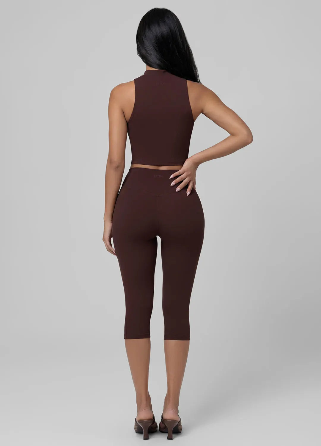 Flattering High-Waisted Sculpt Capri Leggings
