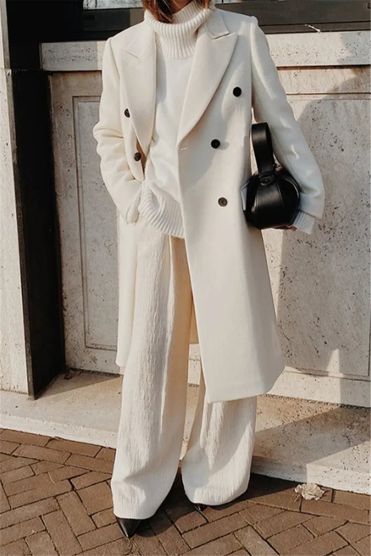 Double Breasted Slim Coat