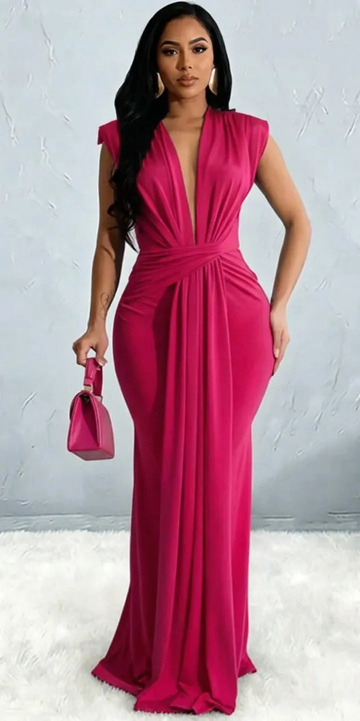Valentina Ruffle Maxi Dress