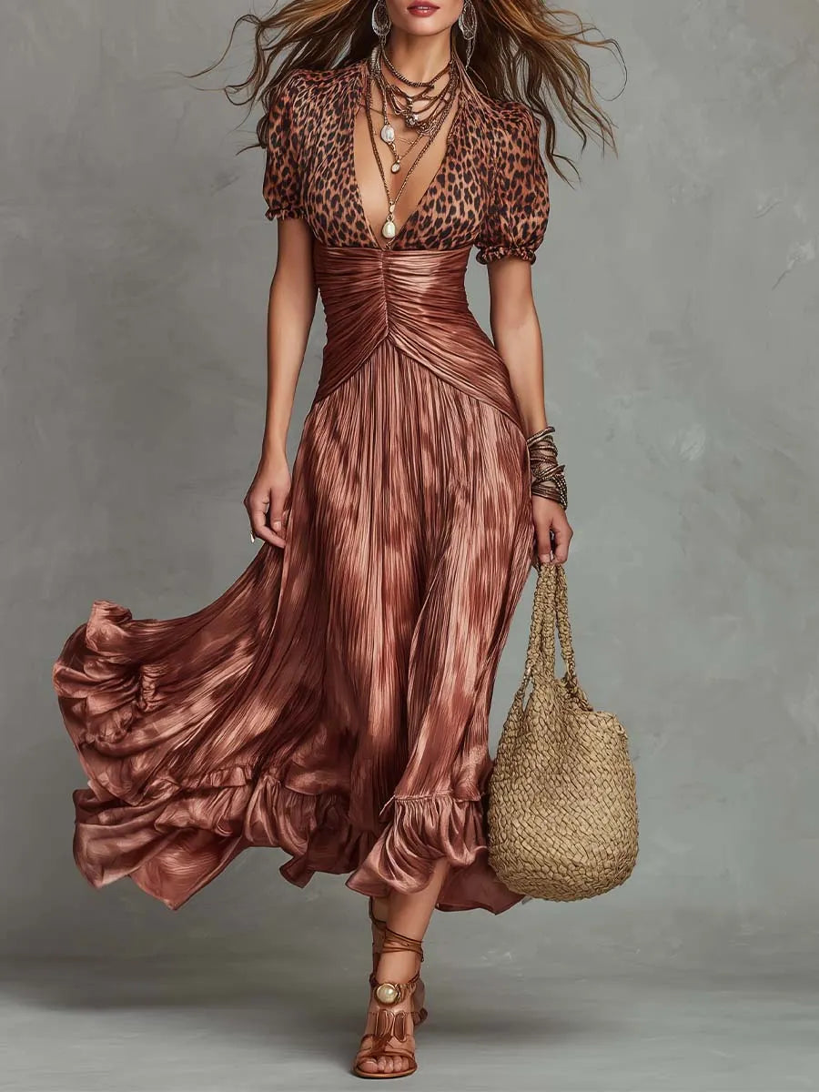 Midi Dress with pleated – Unbeatable Price