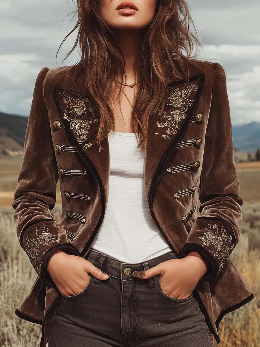Jacket with velvet – Premium Look