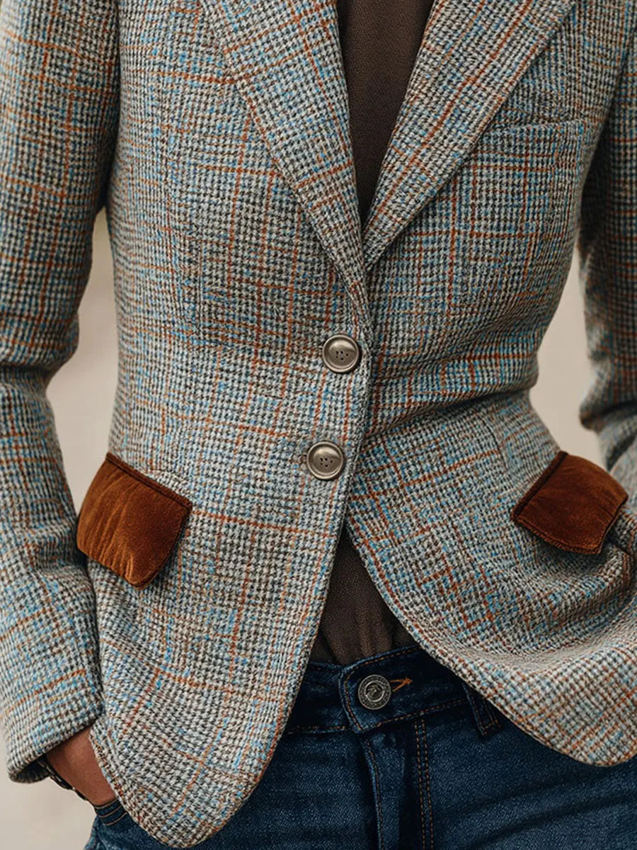 Blazer with velvet – Premium Look