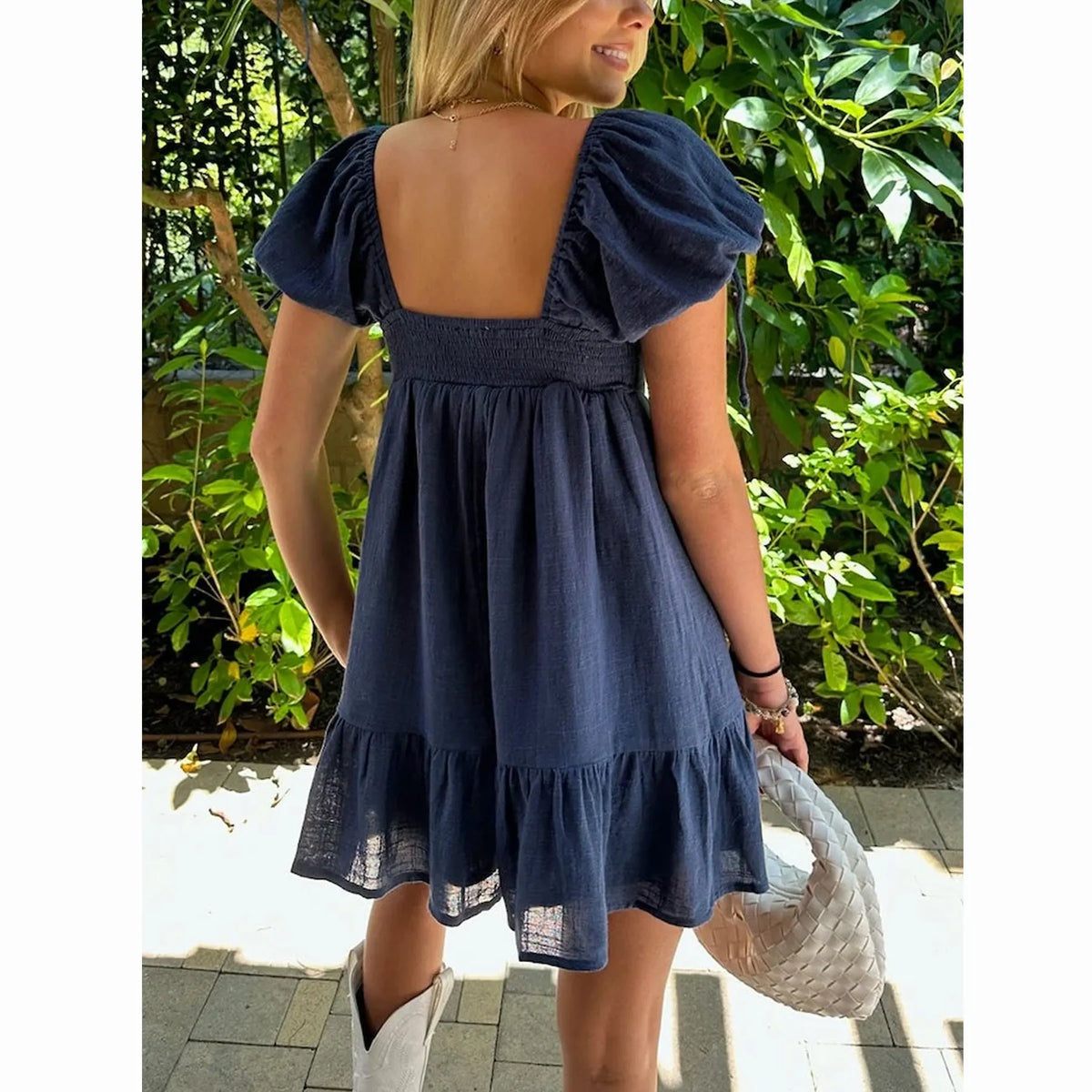 One And Only You Plain Doll Mini Dress