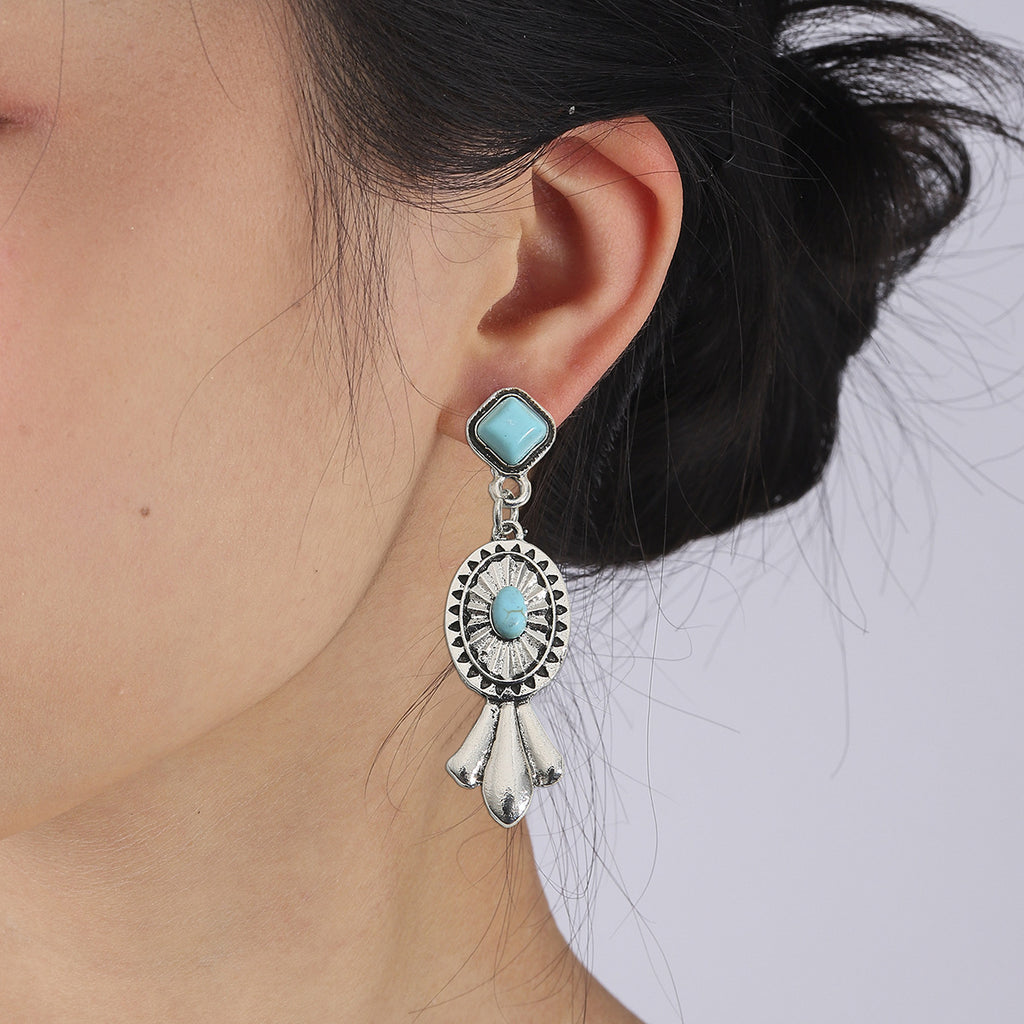 Retro Turquoise Earrings
