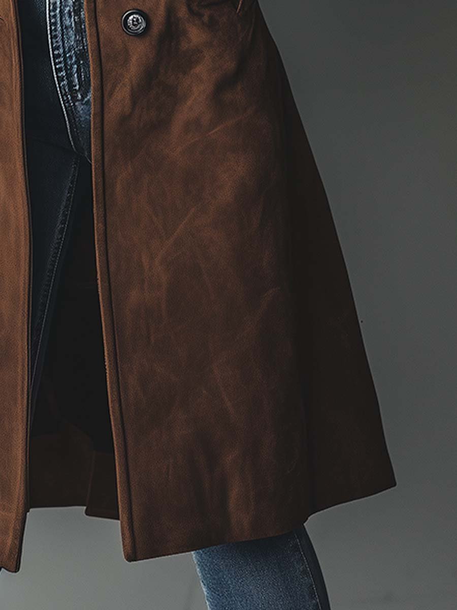Coat with suede – Premium Look