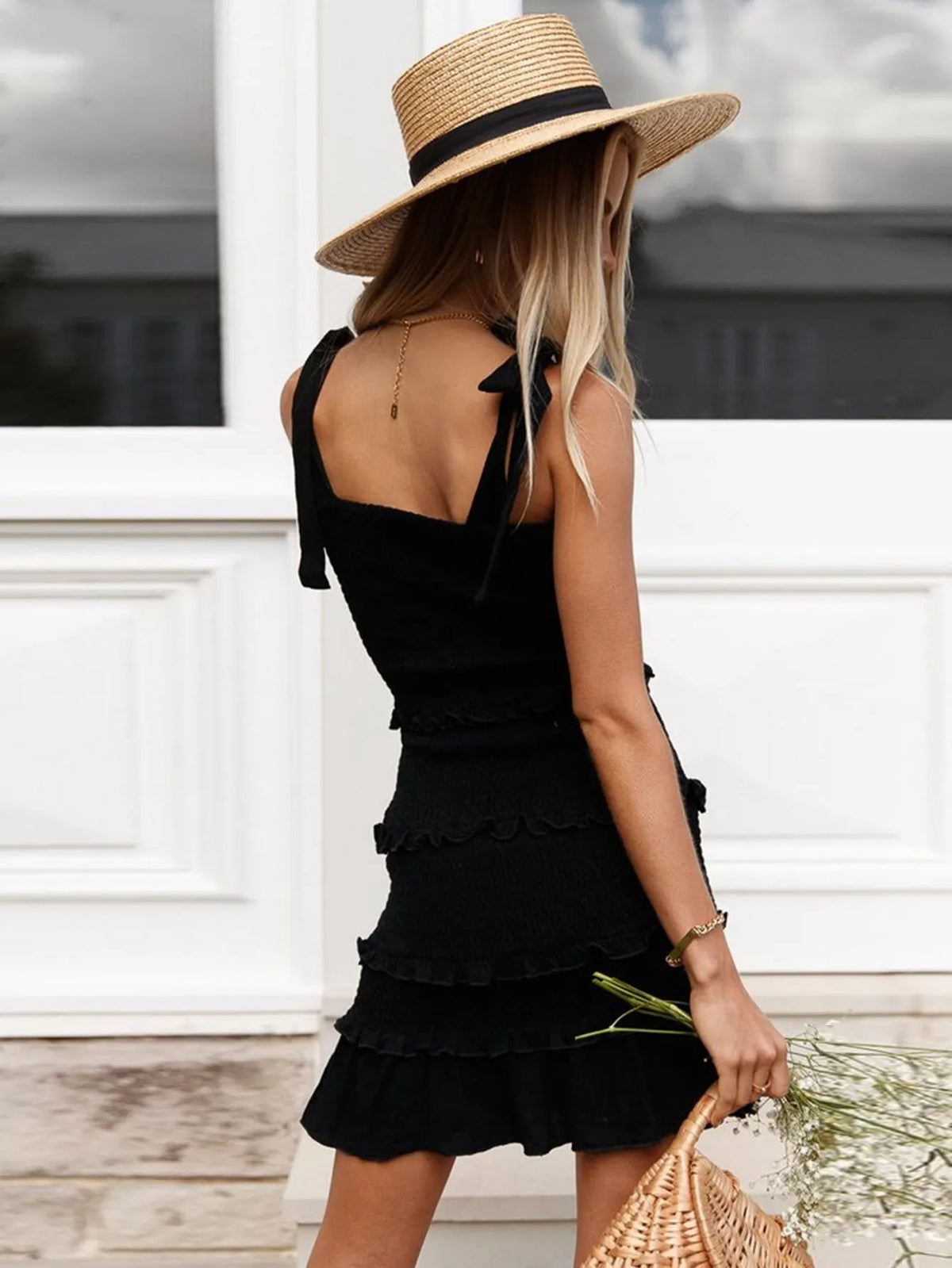 KittenAlarm - Knot Shoulder Cami Dress