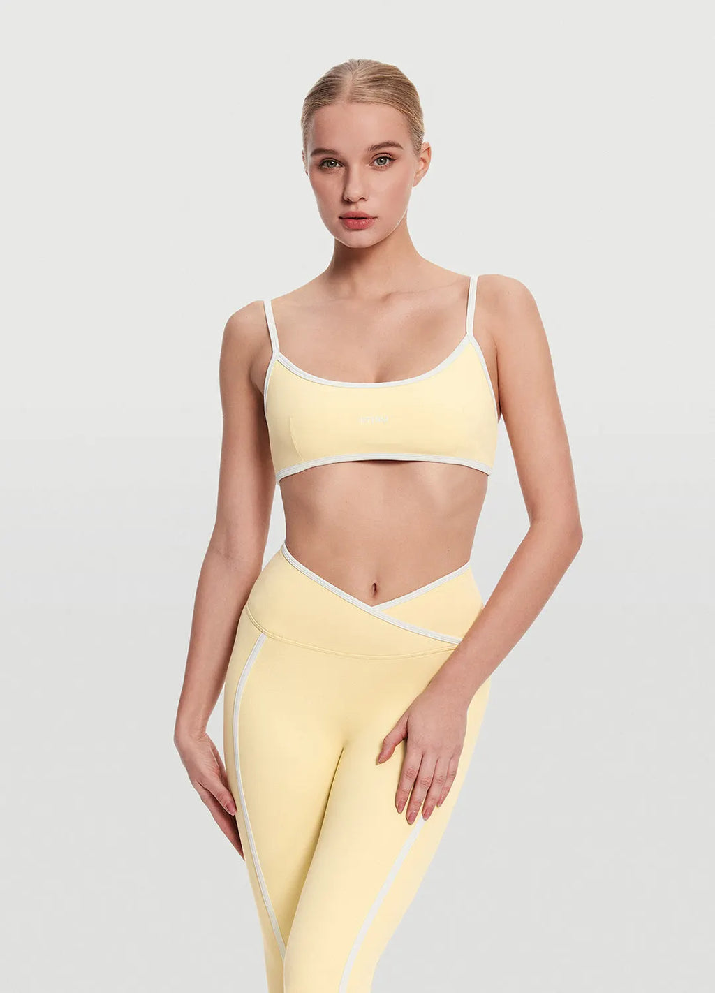 Crossover Waist Leggings with Flattering Fit