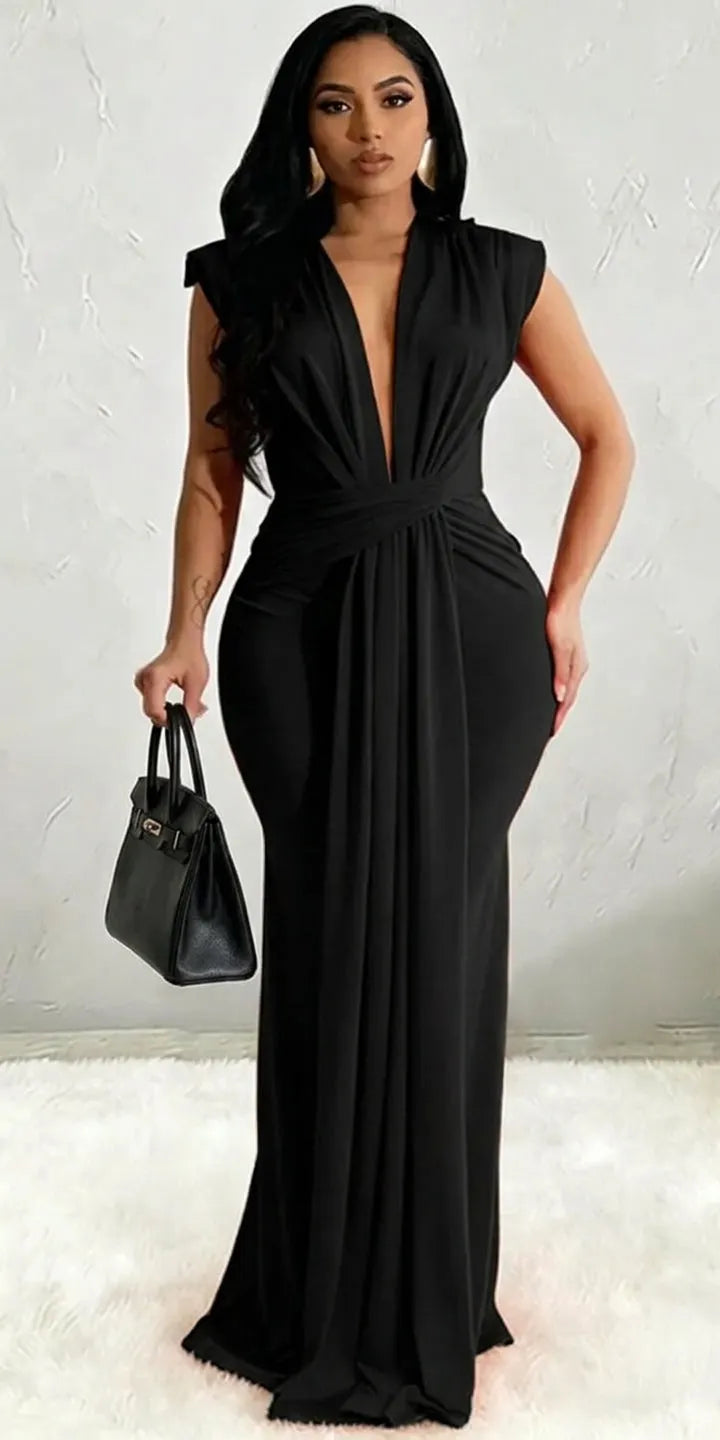 Valentina Ruffle Maxi Dress
