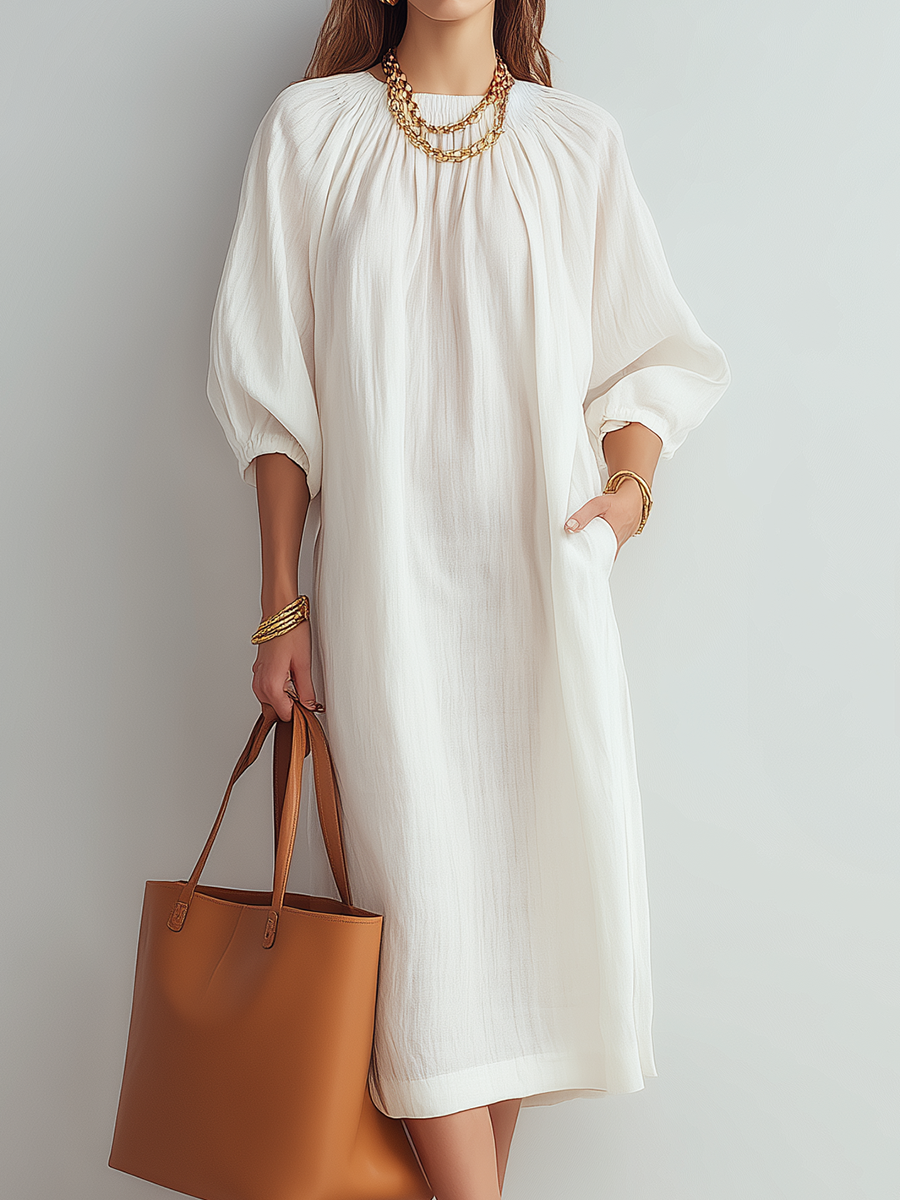 The Chic Midi Dress – Luxe for Less