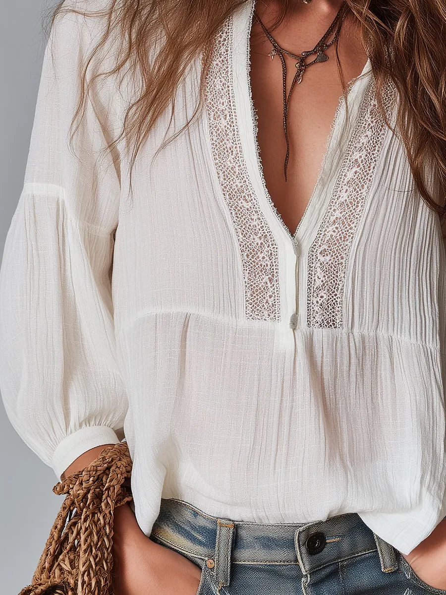 Blouse That Flatters – Boho & cotton