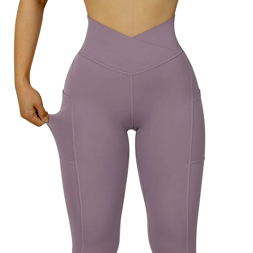 KittenAlarm - Mojoyce Gym Leggings Women Seamless Yoga Pants Scrunch Leggings Booty Pantalones Crossover Workout Legging