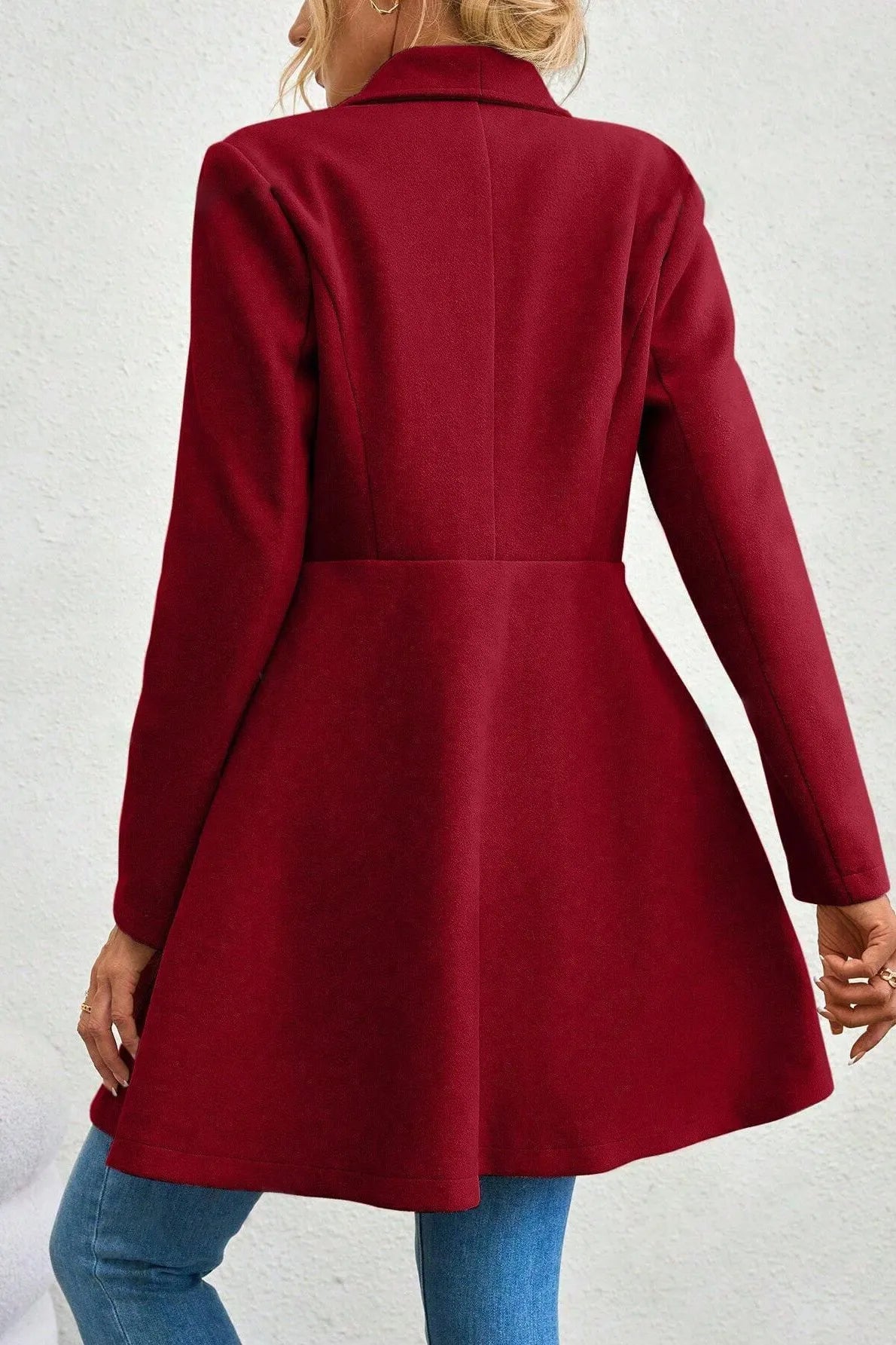 Belted Wool Long Coat
