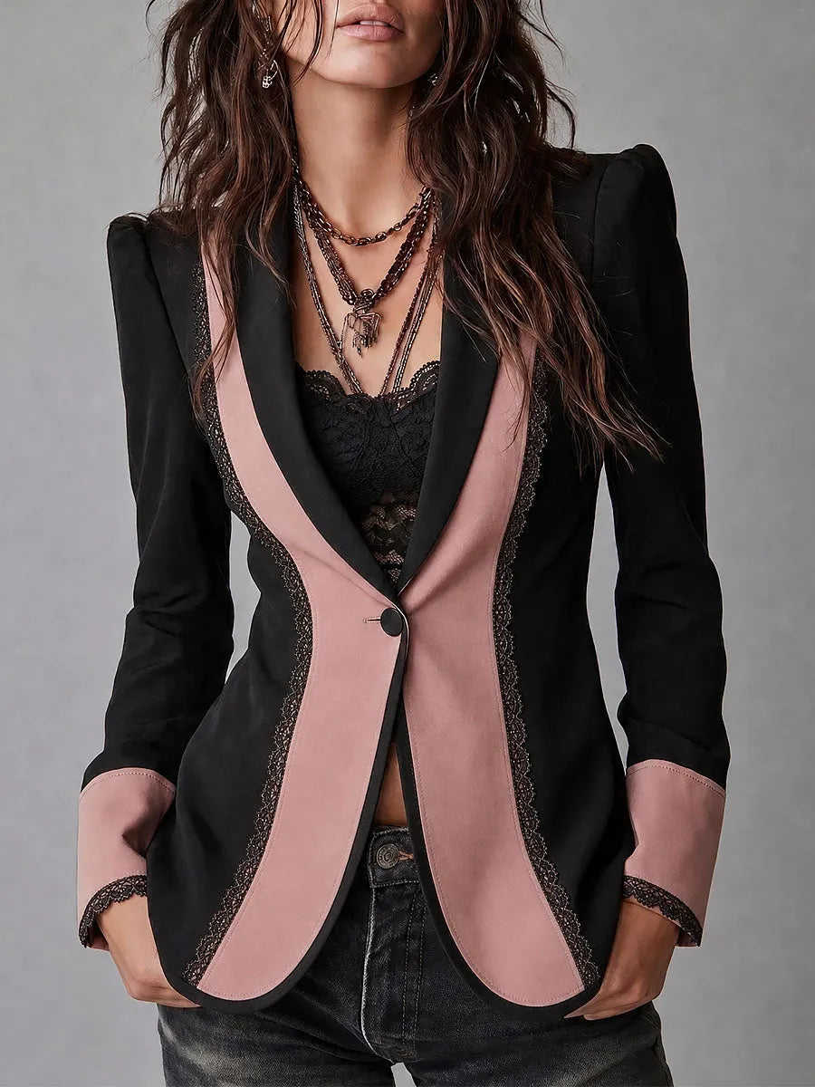 Blazer That Flatters – Vintage & lace