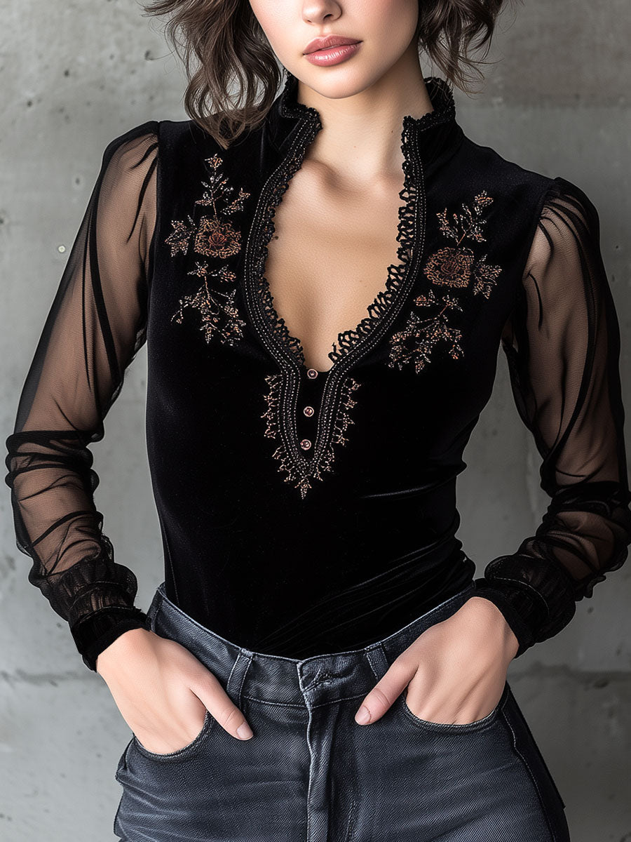 Top with velvet – Affordable Luxury