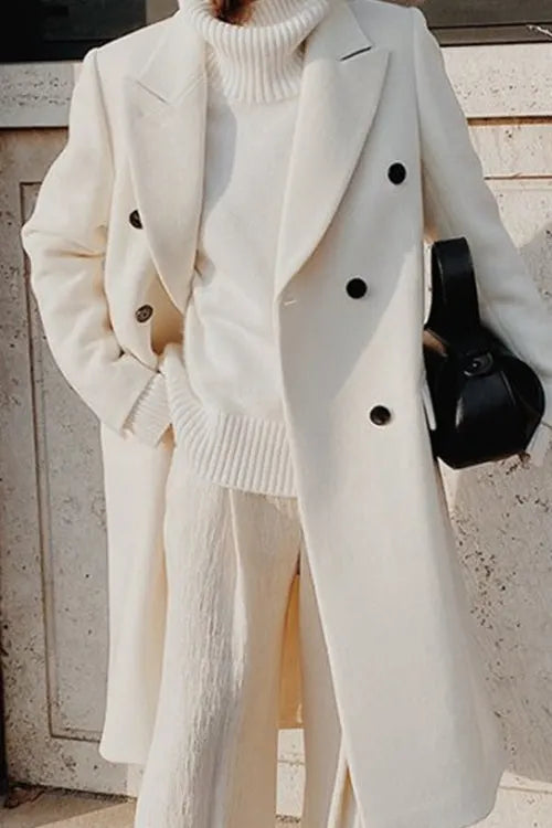 Double Breasted Slim Coat