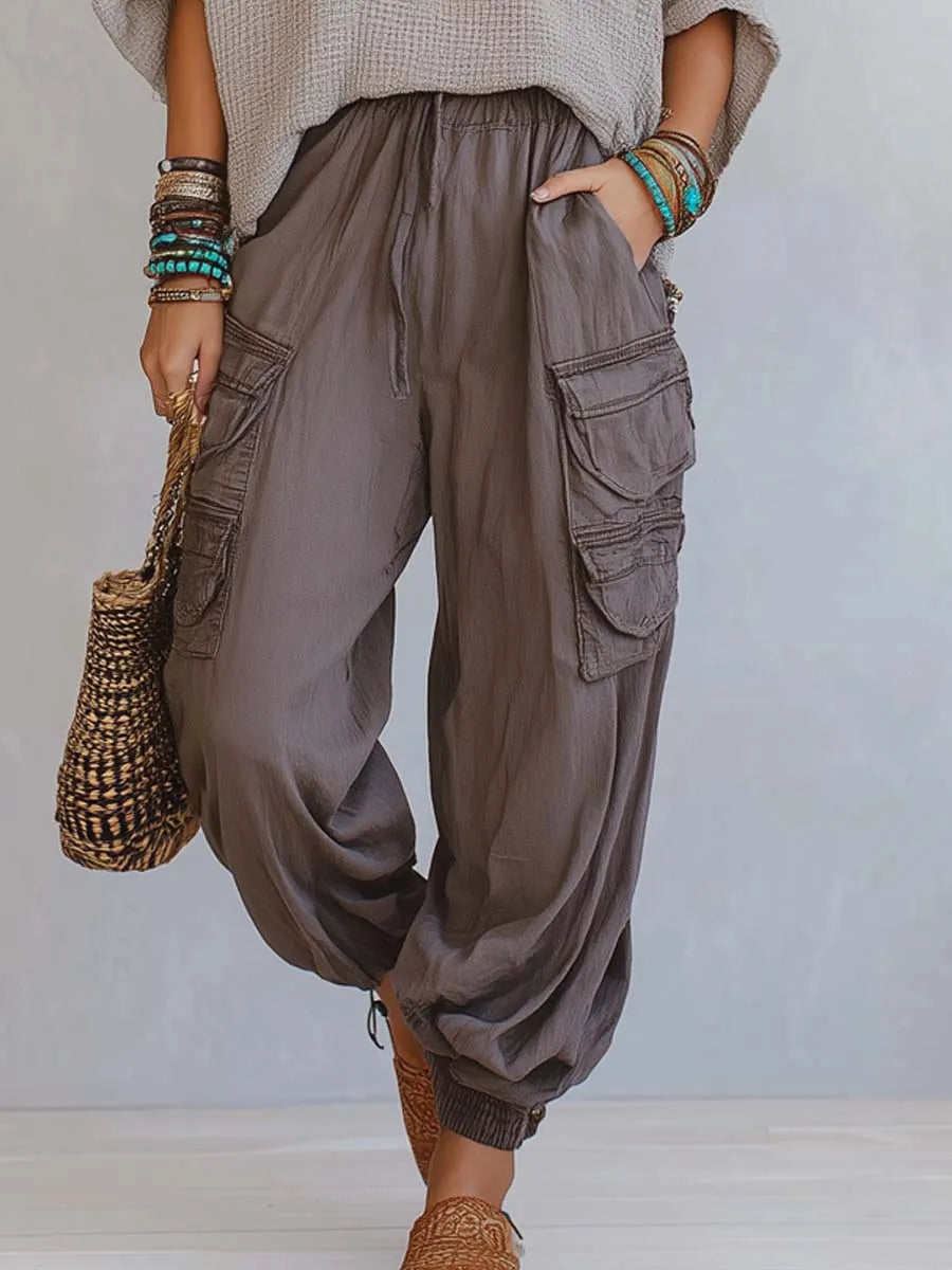 Pants with soft knit – Premium Look