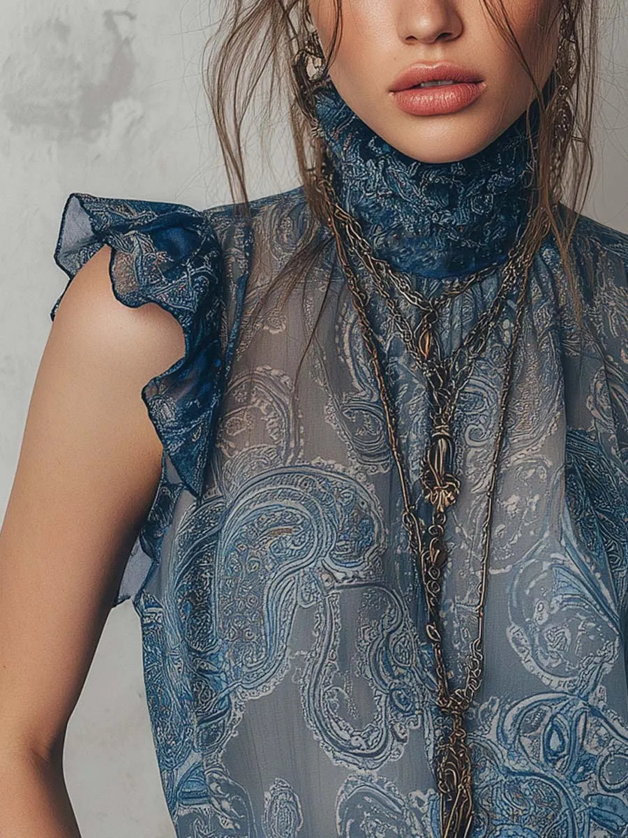 Top with chiffon – Smart Price