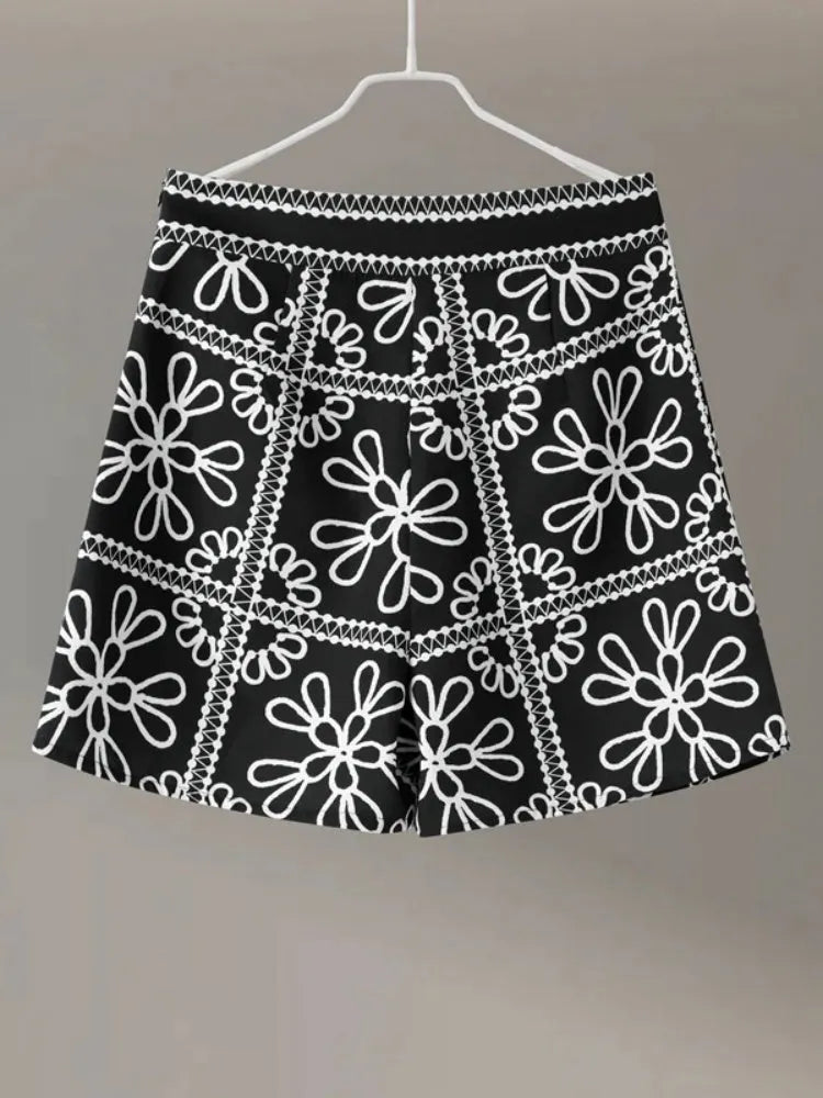 Colorblock Printed Cotton Set